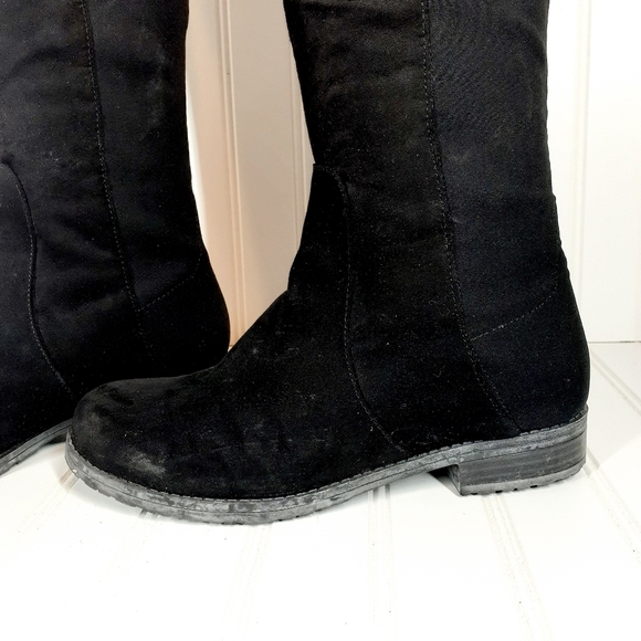 Unisa UnGillean Black Knee High Boots - Picture 8 of 11